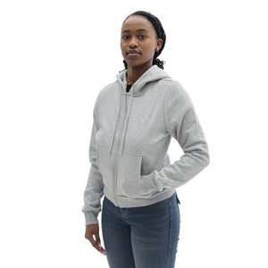 TRUE RELIGION FOIL HS ZIP HOODIE HEATHER GREY-True Religion