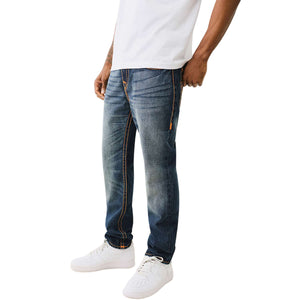 TRUE RELIGION JEANS ROCCO NF PIKSTITCH 32IN TRAVIS DARK WASH-True Religion