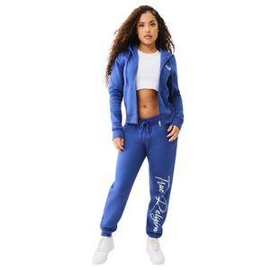 TRUE RELIGION FOIL HS ZIP HOODIE SODALITE BLUE-True Religion