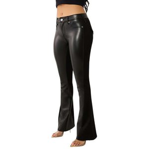 TRUE RELIGION PU PONTE JOEY MR FLARE BLACK-True Religion