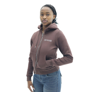 TRUE RELIGION CRYSTAL WING HS ZIP HOODIE DEEP MAHOGANY-True Religion