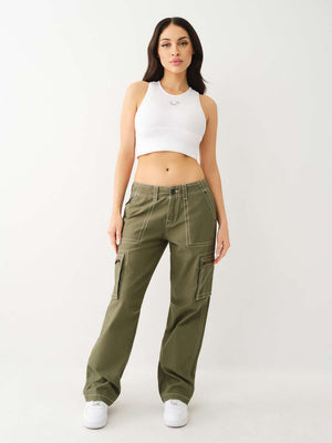 True Religion Military Cargo Pants Zipper Kalamata-True Religion