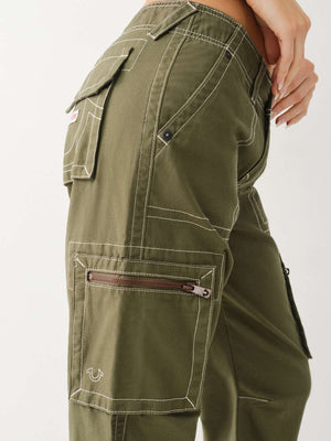 True Religion Military Cargo Pants Zipper Kalamata-True Religion