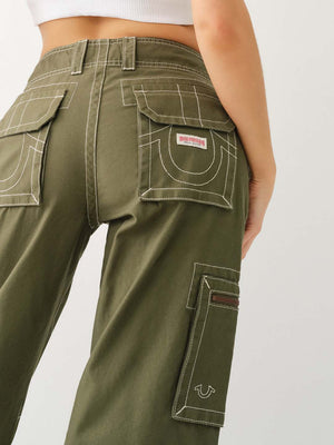 True Religion Military Cargo Pants Zipper Kalamata-True Religion
