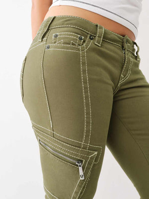 True Religion Becca Cargo Pants Bootcut Kalamata-True Religion