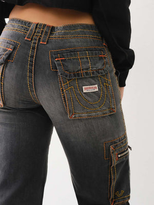 True Religion Cargo Pants Ladies Zipper Military Marseille-True Religion