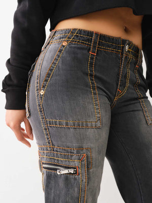 True Religion Cargo Pants Ladies Zipper Military Marseille-True Religion