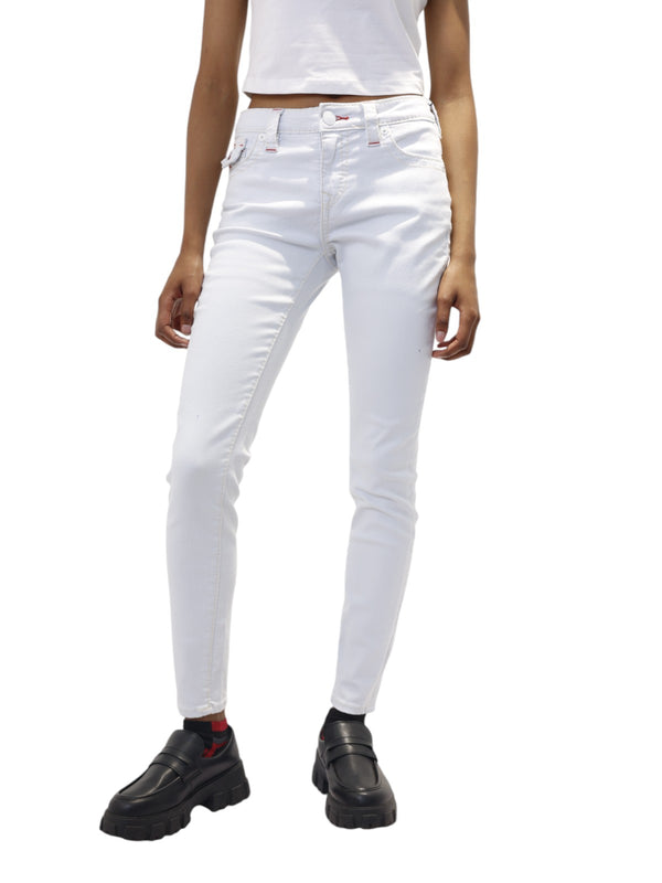 True Religion Jennie Jeans Skinny Big T Optic White