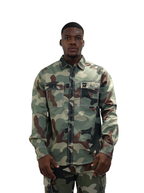 True Religion Big T Shirt Workwear Camo