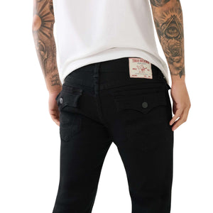 TRUE RELIGION JEANS ROCCO FLAP SN 32 INSEAM 2SB BODY RINSE BLACK-True Religion