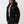 TRUE RELIGION JACKET HIGH SHINE FOIL HOODED PUFFER JET BLACK