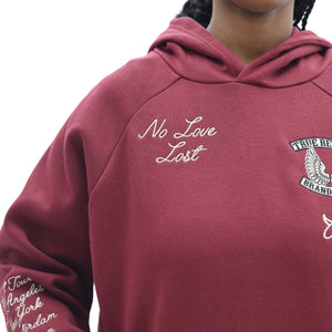 TRUE RELIGION BRANDED BOYFRIEND HOODIE CORDOVAN-True Religion