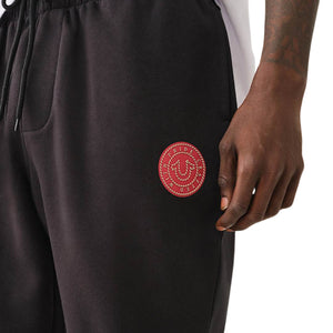 TRUE RELIGION TRUE COLLEGE JOGGER JET BLACK-True Religion
