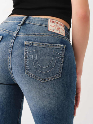 True Religion Jennie Jeans Mid Rise Skinny Blue-True Religion