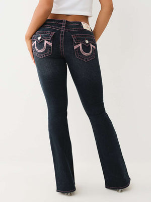 True Religion Beccat Boot Jeans Lurex Flap Jasmine-True Religion