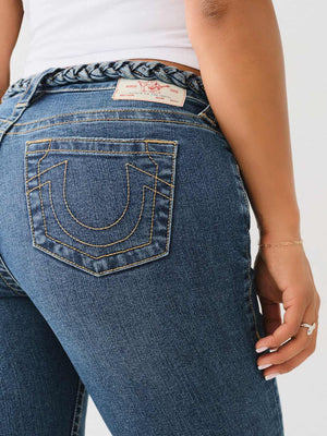 True Religion Braided Jennie Jeans Mr Curvy Skinny Arabella-True Religion