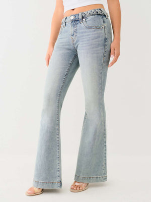 True Religion Charlie Saddleback Jeans Mr Flare Lila-True Religion