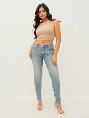 True Religion Jennie Jeans Mr Curvy Skinny Indigo-True Religion