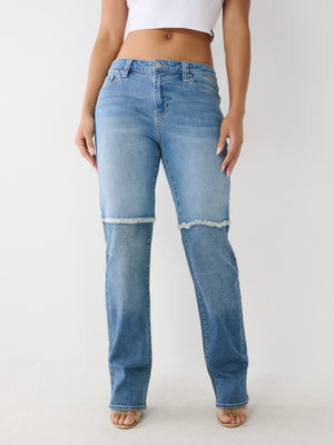 Paneled Straight Jean-True Religion