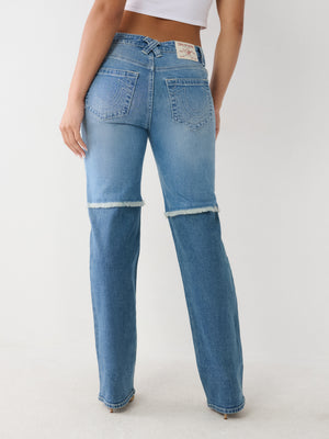 Paneled Straight Jean-True Religion