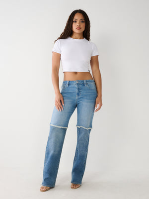 Paneled Straight Jean-True Religion