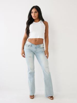 True Religion Jeans Ladies Joey Flare La Jolla Destroy-True Religion
