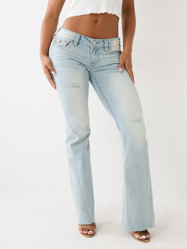 True Religion Jeans Ladies Joey Flare La Jolla Destroy