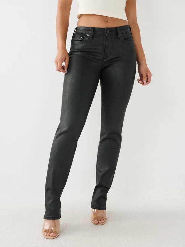 True Religion Billi Jeans Ladies Mr Striaght Black