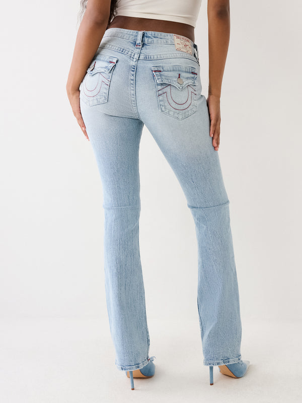 True Religion Becca Jeans Bootcut Flap Mimosa Destroy