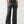 True Religion Leila Jeans Pu Leather Wide Leg Black