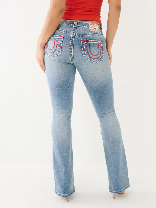 True Religion Becca Jeans Ladies Bootcut Crushed Lily