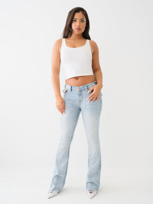 True Religion Becca Jeans Ladies Mr Bootcut Big T La Jolla-True Religion