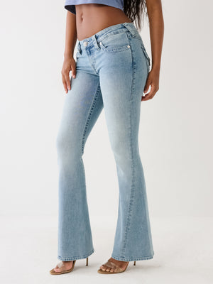True Religion Joey Jeans Low Rise Flare Peak Spot-True Religion