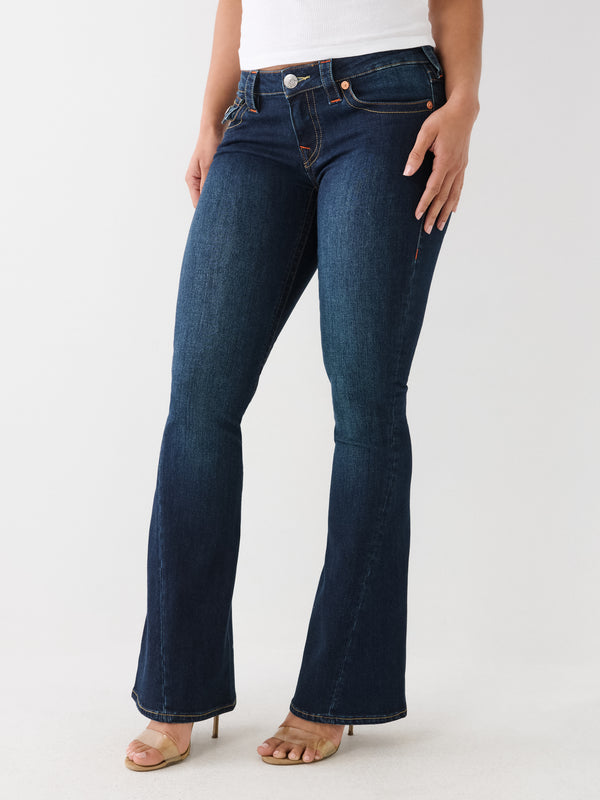 True Religion Joey Jeans Low Rise Flare Muddy Waters