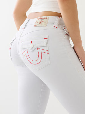 True Religion Jennie Jeans Skinny Big T Optic White-True Religion