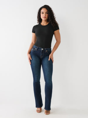True Religion Becca Jeans Mid Rise Bootcut Flap Muddy Waters-True Religion