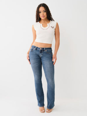 True Religion Becca Jeans Bootcut Glowing Moon-True Religion