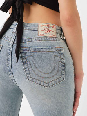 True Religion Jeans Paisley High Rise Flare Light Wash-True Religion