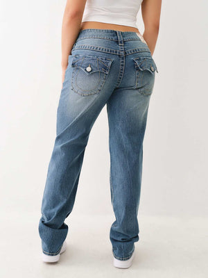 True Religion Ricki Jeans Big T Relaxed Blue-True Religion