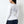 True Religion Crew LS Rib Raw Henley Optic White-True Religion