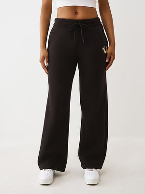 True Religion Sweatpants Hs Foldover Jet Black