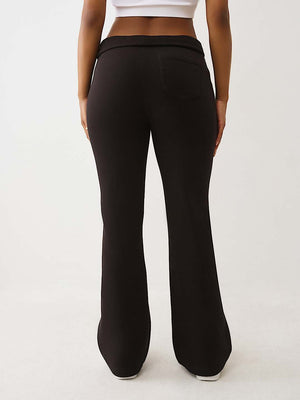 True Religion Sweatpants Hs Foldover Jet Black
