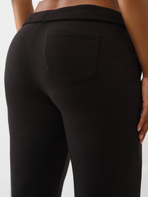 True Religion Sweatpants Hs Foldover Jet Black