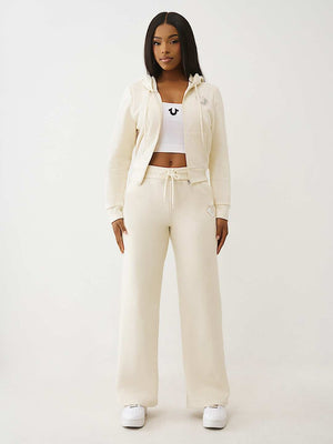 True Religion Sweatpants Hs Foldover Winter White