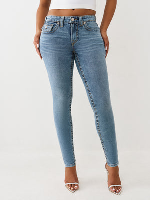 True Religion Jennie Big T Mr Flap Skinny Light Peppermint Wash