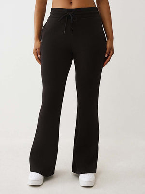 True Religion Sweatpants Gothic Tr Flare Jet Black