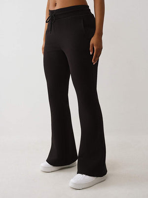 True Religion Sweatpants Gothic Tr Flare Jet Black
