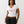 True Religion T-Shirt Hs Glitter Notch Baby Optic White