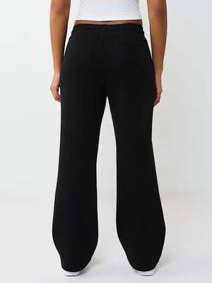 True Religion Sweatpants Tr Straight Leg Jet Black
