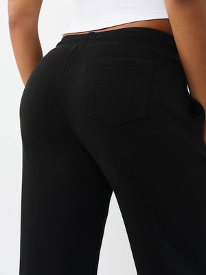 True Religion Sweatpants Tr Straight Leg Jet Black